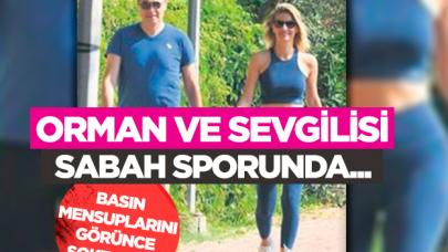 Fikret Orman ve Tuğba Coşkun sabah sporunda görüntülendi