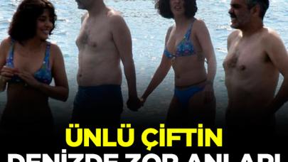 Selin Şekerci ve Caner Cindoruk Çeşme'de tatilde