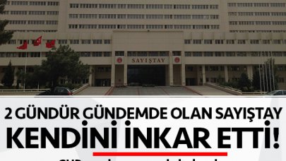 Sayıştay kendini inkar etti!