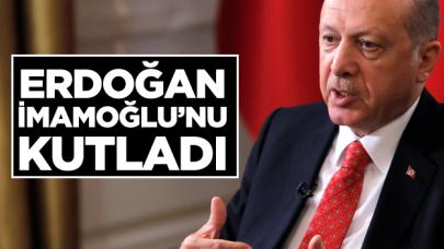 Cumhurbaşkanı Erdoğan'dan İmamoğlu'na tebrik