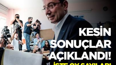 YSK Başkanı Sadi Güven kesinleşmiş sonucu açıkladı! Ekrem İmamoğlu kaç oy aldı