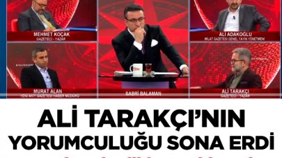 Ali Tarakçı'nın Akit TV'deki yorumculuğu sona erdi