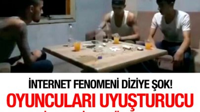 İnternet fenomeni dizinin oyuncularına gözaltı