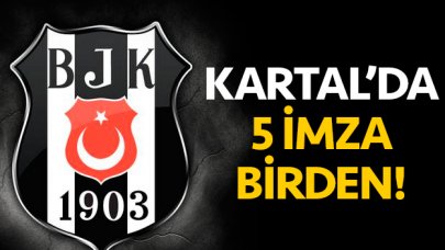 Kartal uçmaya hazırlanıyor! 5 imza birden