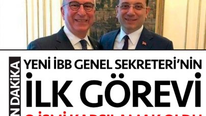 İBB Genel Sekreterliği'ne atanan Erkut'un ilk görevi Erdoğan'ı karşılamak oldu