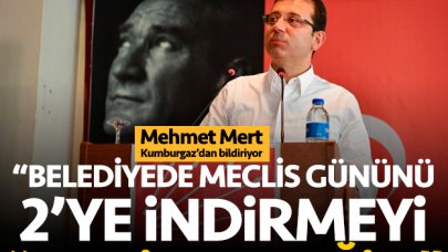 İmamoğlu İBB'de meclis gününü 2'ye düşürmeyi teklif edecek