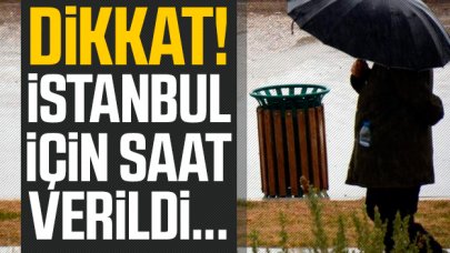 İstanbul'a saat kaçta yağmur yağacak? Çarşamba günü yağmur saati