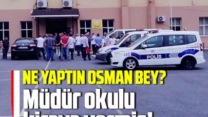 Müdür okulu kiraya vermiş!