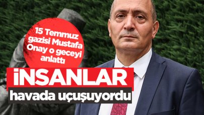 İnsanlar havada uçuşuyordu