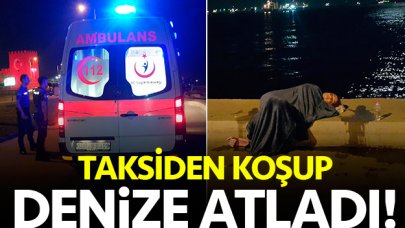 Zeytinburnu'nda intihar girişimi! Taksiden koştu ve atladı