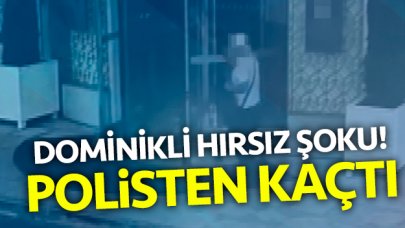 Dominik'ten geldi polisten kaçtı