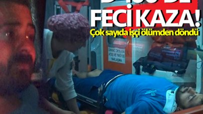 Bakırköy'de feci kaza! İşçiler ölümden döndü