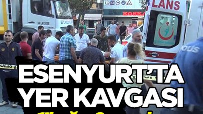 Esenyurt'ta esnafların yer kavgası: 2 yaralı