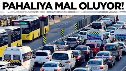 Trafikte geçirilen zamanın maliyeti  yüksek