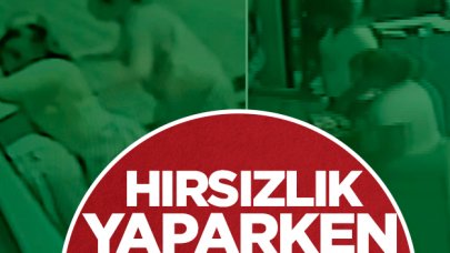 Hırsızlık yaparken yakalandılar!