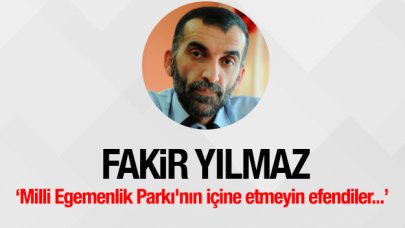 Milli Egemenlik Parkı'nın içine etmeyin efendiler...