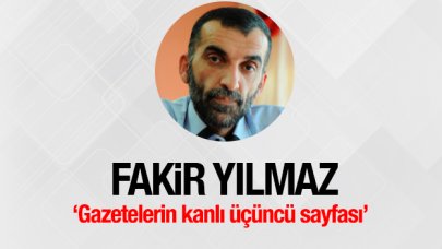 Gazetelerin kanlı üçüncü sayfası