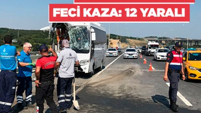 Eyüpsultan'da feci kaza: 12 yaralı