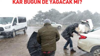 İstanbul'da hava nasıl olacak! Kar var mı