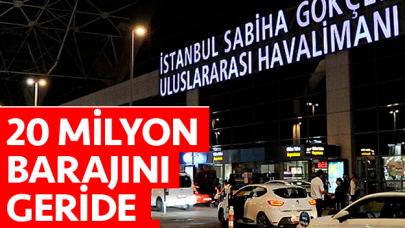 Sabiha Gökçen Havalimanı 20 milyon barajını geride bıraktı