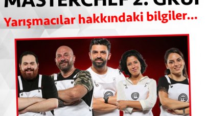 Masterchef 2. sezon 2. grup yarışmacıları/yarışmacı adayları kimdir