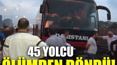 Kaygan yol can alıyordu! 45 kişi ölümden döndü