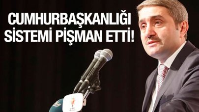 Cumhurbaşkanlığı sistemi pişman etti!