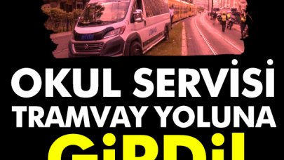 Fındıkzade'de tramvay yoluna servis girdi! Seferler durdu