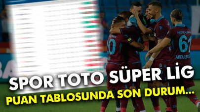 Spor Toto Süper Lig 2. hafta puan durumu - 3. hafta fikstürü