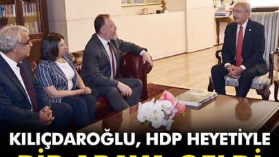 Kılıçdaroğlu, HDP heyeti ile bir araya geldi