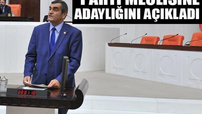 Şeker Parti Meclisi’ne adaylığını açıkladı