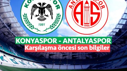 Konyaspor - Antalyaspor Süper Lig'de karşı karşıya geliyor