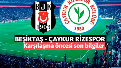 Beşiktaş'ın konuğu Çaykur Rizespor