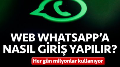 Web Whatsapp'a giriş! Whatsapp'ı internetten kullan