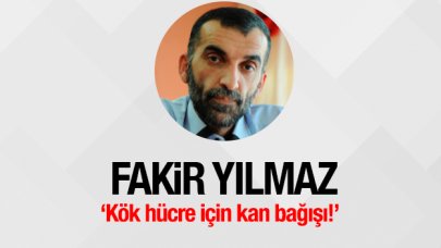 Kök hücre için kan bağışı!