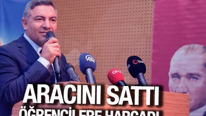 Makam aracını sattı öğrencilere harcadı