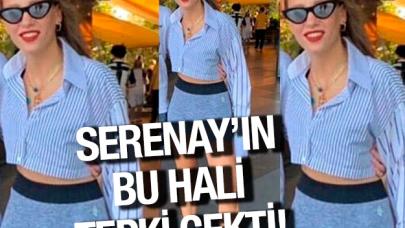 Serenay Sarıkaya tayt giydi, fotoğrafları tepki çekti!