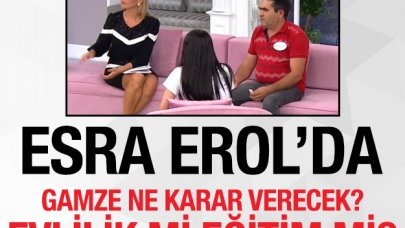 Esra Erol'da Gamze Zabun Ahmet Yılmaz ile evlenmek için sınava girmedi!