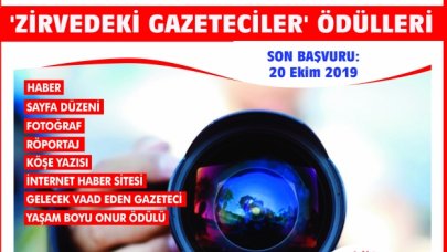 Zirvedeki Gazeteciler ödülleri için başvurular başladı