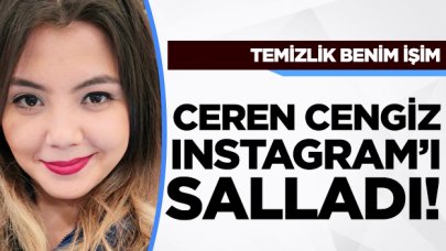 Temizlik Benim İşim Ceren Cengiz sosyal medyayı salladı