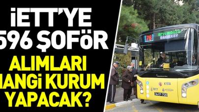 İETT'ye 596 şoför