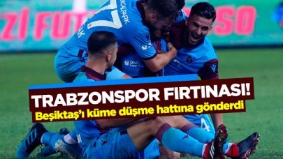 Spor Toto Süper Lig puan durumu | Trabzonspor Beşiktaş'ı küme düşme hattına itti