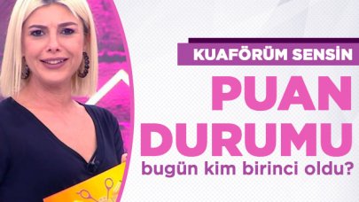 Kuaförüm Sensin 2 Ekim Çarşamba kim birinci oldu? Puan tablosu