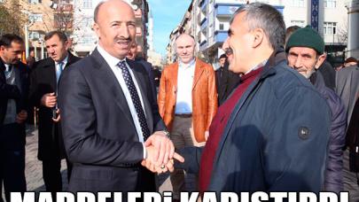 Maddeleri karıştırdı