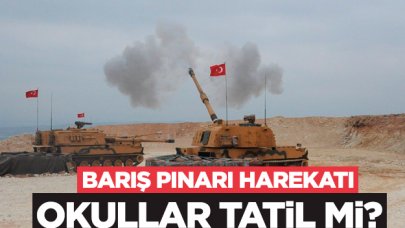 Barış Pınarı Harekatı okullar yarın (cuma) tatil mi? 11 Ekim Cuma