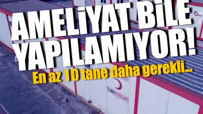 Ameliyat bile yapılamıyor!