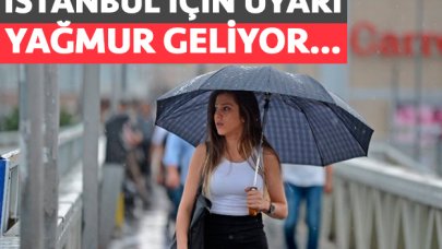 İstanbul'a yağmur yağacak! Meteoroloji tarihi verdi