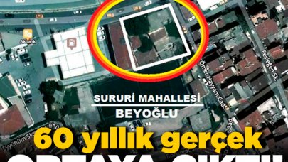 Beyoğlu'nda 60 yıllık gerçek ortaya çıktı