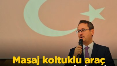 Masaj koltuklu araç yabancılar içinmiş!