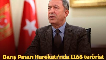 Bakan Akar terörist sayısını açıkladı